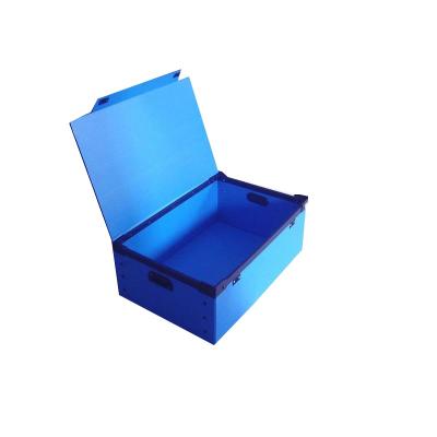 China Danpla Plastic Corrugated Box Recycled Materials PP Box Custom Size Cavity PP Cover Folding Storage Boxes for sale