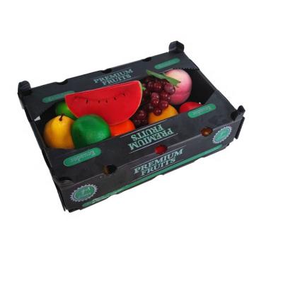 China Recyclable plastic packaging storage box for fruits and vegetables for sale