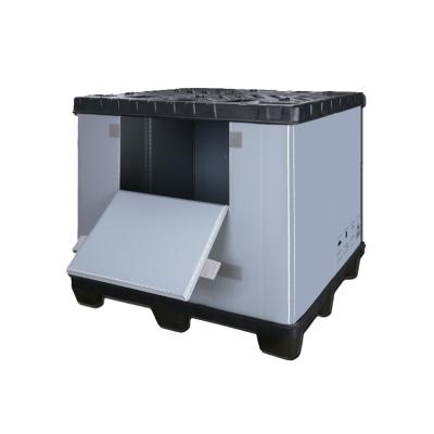 China Foldable plastic sheet coaming boxes, pallet coaming box and logistic coaming box for sale