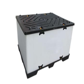 China Eco-friendly Heavy Duty Collapsible Plastic Coaming Board Crate On Hot Sale for sale