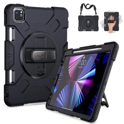 China Built in kickstand & hand strap for iPad pro 11 inch case factory wholesale OEM ODM customized rugged cover case for iPad pro 11 for sale