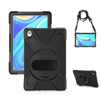 China For Huawei Mediapad M6 10.8 inch 2019 Tablet Rugged Case with Hand Strap and Shoulder Belt for Huawei M6 10.8 inch Shockproof Back Cover for sale