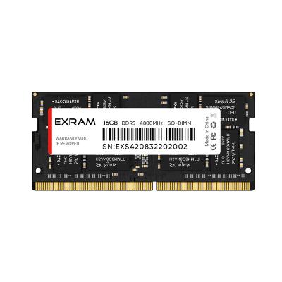 China LAPTOP Exram Quality Factory Price Customizable 16GB 32GB DDR5 4800mhz 5600mhz RAM Memory SODIMM For Laptop for sale