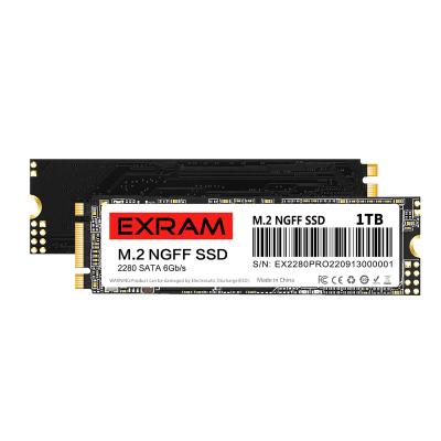 China Wholesale Price 128GB 256GB 512GB 1TB 2TB M.2 SATA NGFF SSD SSD OEM/ODM 2280 Solid State Drive For Computer for sale