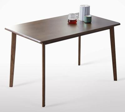 China Knock down structure solid wood dining table with setiing modern 4 seaters dining table for dining room for sale