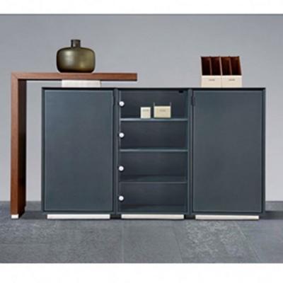 China Modern Furniture Filing Cabinet with Drawer File Cabinets Storage Cabinet Wooden Office Equipment with Tempered Glass Door for sale