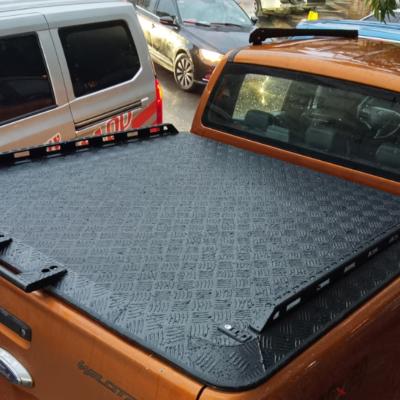 China Deluxe Factory Aluminum Flat Cover For Pickup Canopy For Hilux Triton Navara F150 D-Max Flat Cove Ranger Top Canopy for sale