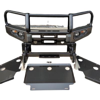 China NEW MODEL Unit Steel Manufacturer Top Quality Front Bumper For Tacoma Bull Bar With Stone Guard 2016+ for sale