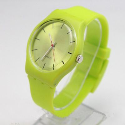 China Waterproof Silicone Jelly  Rubber Watches / Sports Wrist Watches For Women for sale