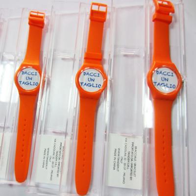 China Eco - friendly Unisex Silicone Rubber Watches 1ATM With Custom Logo for sale