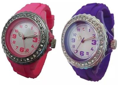 China Reloj impermeable de la pulsera del silicón para las mujeres en venta