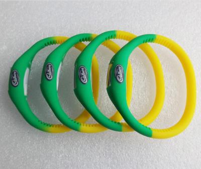 China CE unisex do aníon ROHS do relógio do bracelete do silicone do íon de Digitas dos esportes da bandeira de Brasil à venda