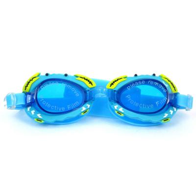 China Anti Fog Children Swimming Goggles With Super Soft Cute Cute Decoration Headstrap Silicone Pad Silicone Trim Kids Swim Goggles for sale