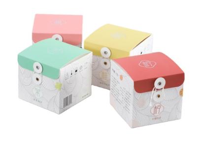 China Low Price Personalized Recyclable Cardboard Square Tea Paper Box Gift Bag Tea Packaging Boxes for sale