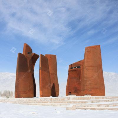 China Architectural Xinjiang Corten Steel Facade for sale