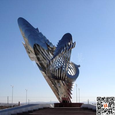 China China Steel Urban Sculpture, Stainless Steel Public Sculptures for sale