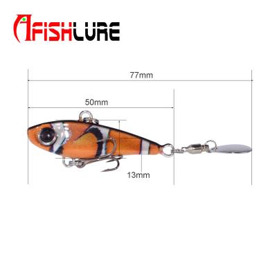 China High Speed ​​Lead Painting 3D Jig Printing Fishing Lure Metal Jig 4g 10g 18g Spinner Spoon Fishing Tackle for sale