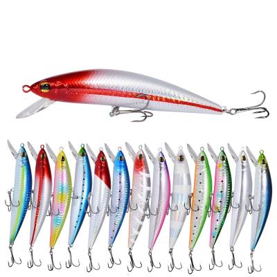 China Wholesale ABS Wobblers Fishing Minnow Lure 120mm Lures 40g Artificial Plastic Fish for sale