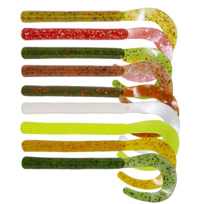 China Lure Rubber Soft Grup Swim Fishing Lure 85mm Artificial Bait 2.5g Swimbait for sale