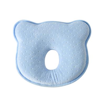 China Anti-Apnea Baby Cotton Head Newborn Infant Neck Shaping Nursing Sleep Position Positioner Protective Pillow For Flat Head for sale