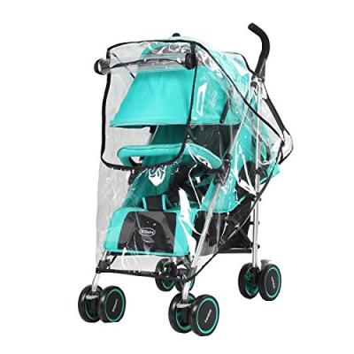 China Keep Wind Rain Snow Fog EVA Baby Warm Or PVC Baby Stroller Pram Rain Cover Wholesale Universal Baby Stroller Umbrella for sale