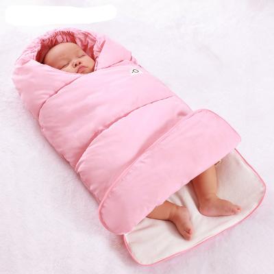 China Antibacterial Unisex Ivory Teddy Baby Sleep Nest Shearling Sleeping Bag for sale