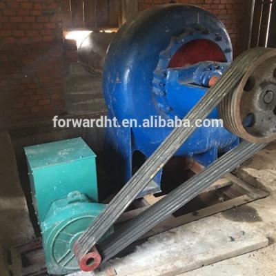 China Hotels 30kw Mixed Flow Turbine Francis Turbine, Brushless Induction Turbine Generator, Home Use Mini Turbine for sale