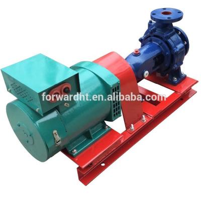 China 3kw cast iron brush induction pico hydro power station, small hydro generator, home use mini turbine, high efficient turbine generator for sale