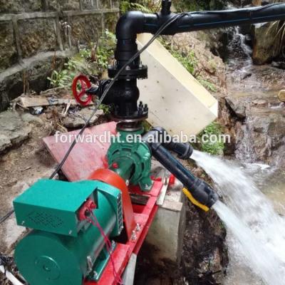 China 3kw brushless cast iron small induction hydroelectric generator, mini hydroelectric generator, pico hydro generator for sale