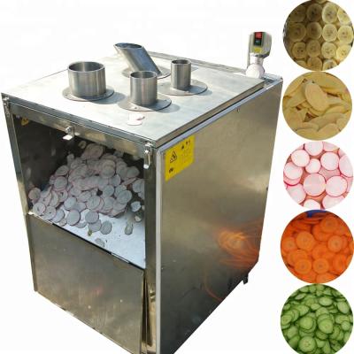 China food & Electric Banana Chips Slicing Machine Beverage Factory Fruit and Vegetable Plantain Slicer for sale