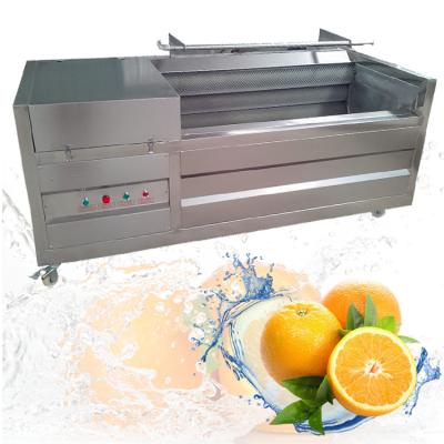 China Vegetable Industrial Carrot Sweet Potato Pumpkin Ginger Cleaning Roller Washing And Peeling Machine for sale