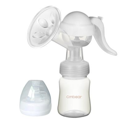 China BPA Free 2020 Newest Food Grade BPA Free Portable Silicone 3 Speeds cmbear Manual Breast Pump for sale