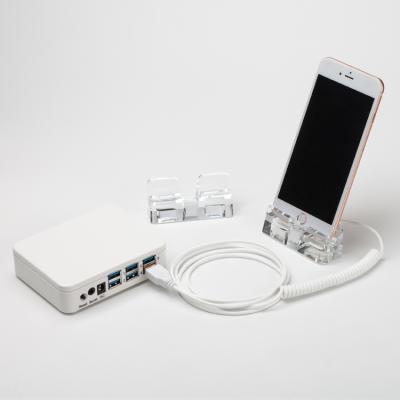 China 10m Shenzhen Hot Selling 6 USB Ports Mobile Phone Security Alarm Display Stand for sale