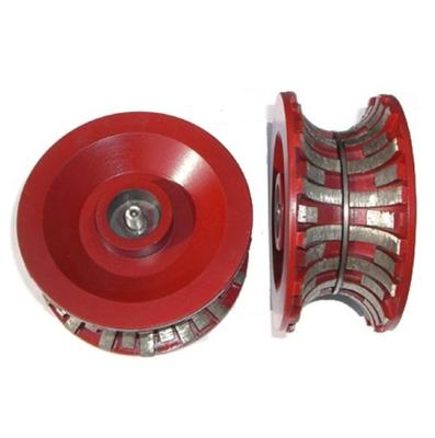 China High Efficiency Vacuum Brazed Sharpening Diamond Profiling Wheel For Granite Marble for sale