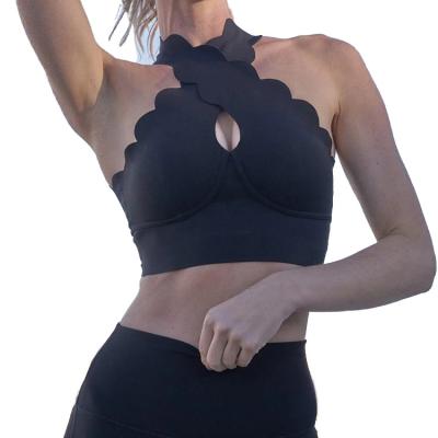 China ACTIVE STRETCH Yoga Bra Criss-Cross Half Moon adheres to the chest and has excellent ventilation wraps around the body as soft as butter for sale