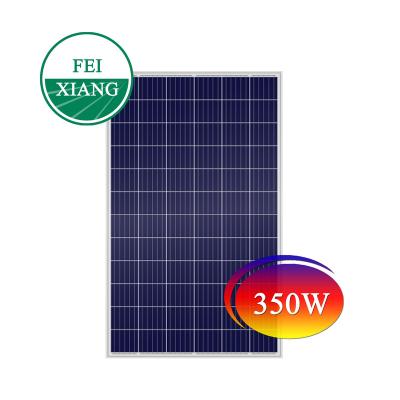 China Hot Sale 350W Solar Power System Poly Solar Panel for sale