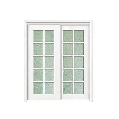 China White Folding Screen Frame Can Be Customized Modern Single Sliding Door Partition Door for sale