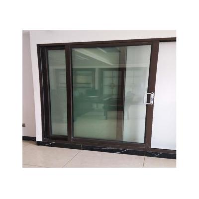 China Modern sliding door with new vinyl glass frame profile upvc/PVC panel balcony sliding aluminum door for sale