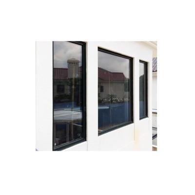 China ANHUI WEIKA BRAND stained glass modern upvc/PVC frame materials vinyl half fixed profiles fixed window for sale