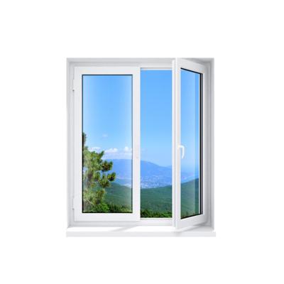 China Modern pvc window vinyl window curtain vinyl profiles upvc trickel ducts for windows for sale