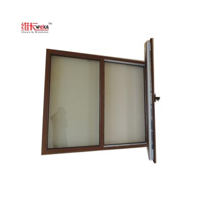 China Modern pvc window vinyl casement windows pvc profiles scam persianas for sale