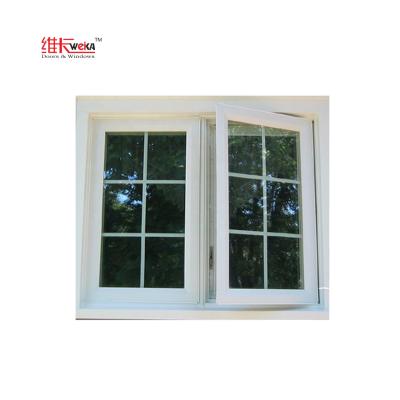 China Modern pvc window vinyl casement windows vinyl profiles ventana pvc scam persiana madera for sale