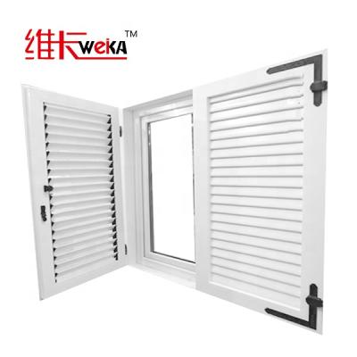 China Customized Modern Made Plantation Wood And PVC Shutter For Window Shutter Vent Window PVC for sale