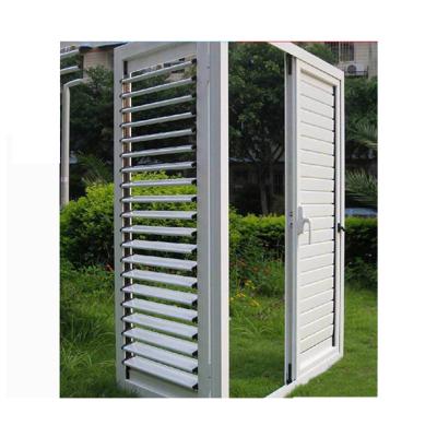 China Modern Fixed Horizontal Window Shutter PVC/UPVC PVC Shutter Electric Window Blinds for sale