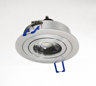 China OEM Aluminum Mr16 Downlight Housing 9W Recessed Adjustable Gu10 Light Fixture for sale