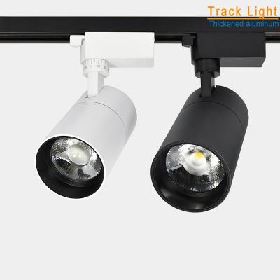 China Mall Led Track Spotlight 20w/30wcob Surface Mounted for sale