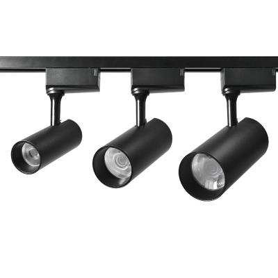 China Cct 3000k \ 4000k Cob Track Light 30w 20w Clothing Store Window Black Te koop