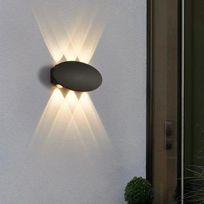 China IP65 Outdoor Waterproof Wall Light 4W 6W 8W Up And Down Lighting Wall Lamp Te koop