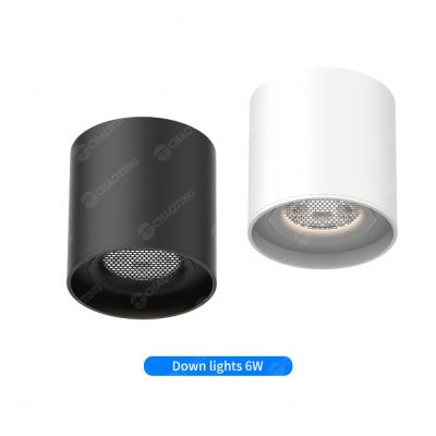 China Ultra Thin Magnetic Round Downlight Anti Glare Black 6Watt 4000K Spotlight en venta