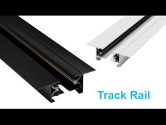 2 Wire Embedded All Aluminum Track Rail Copper Core Black White